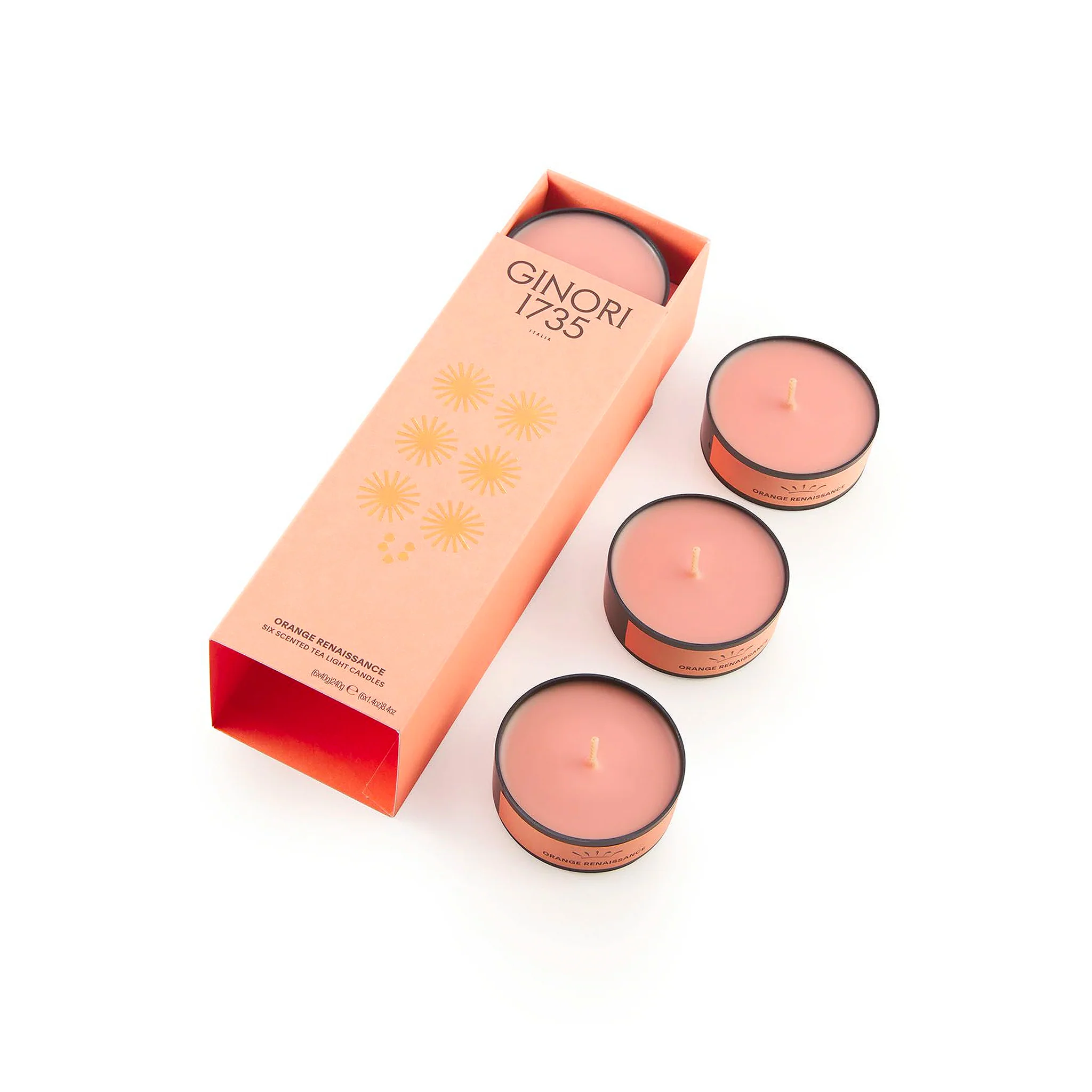 Candele Profumate T-Light Orange Renaissance - Ginori - Image 2