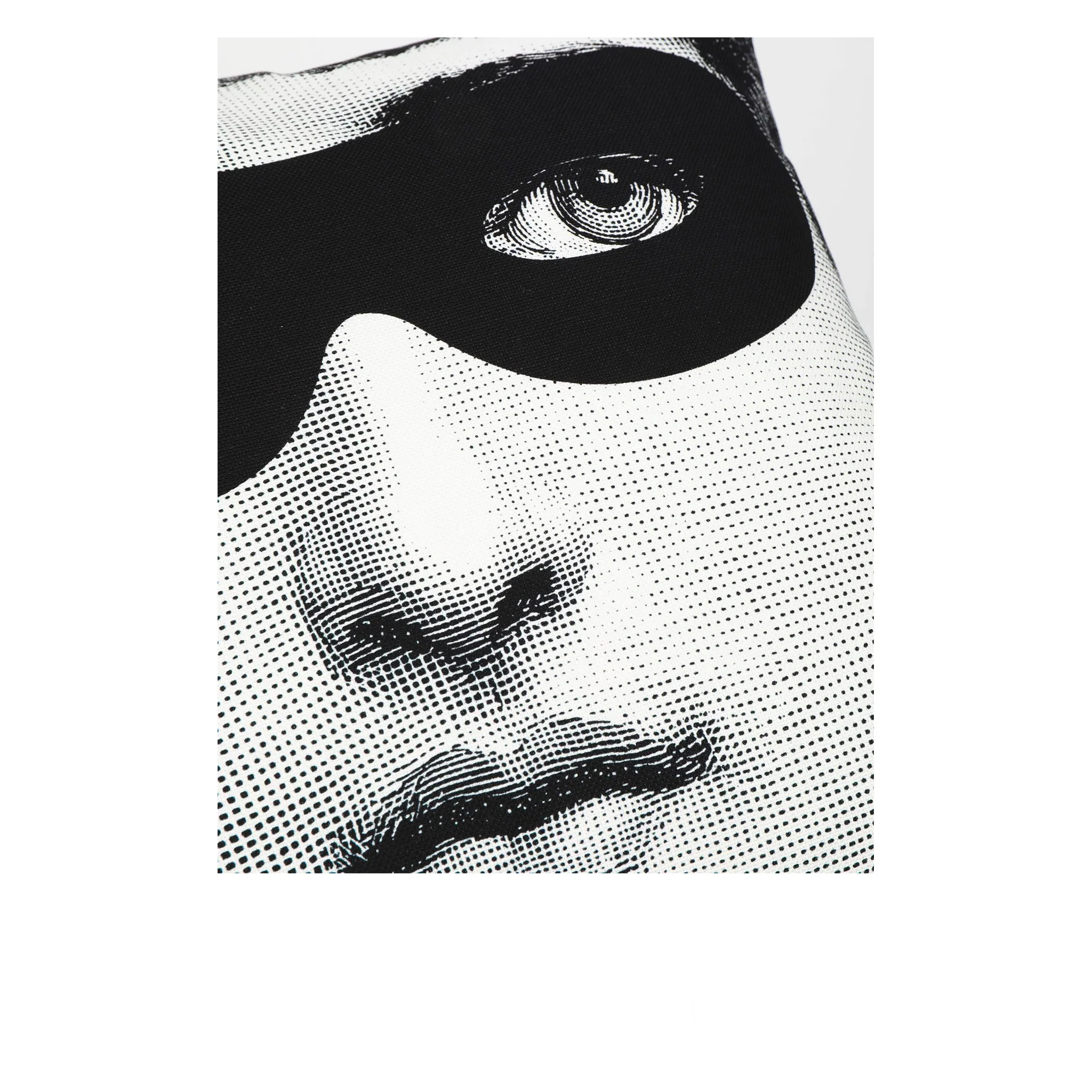 Cuscino Burlesque bianco/nero - Fornasetti - Image 3