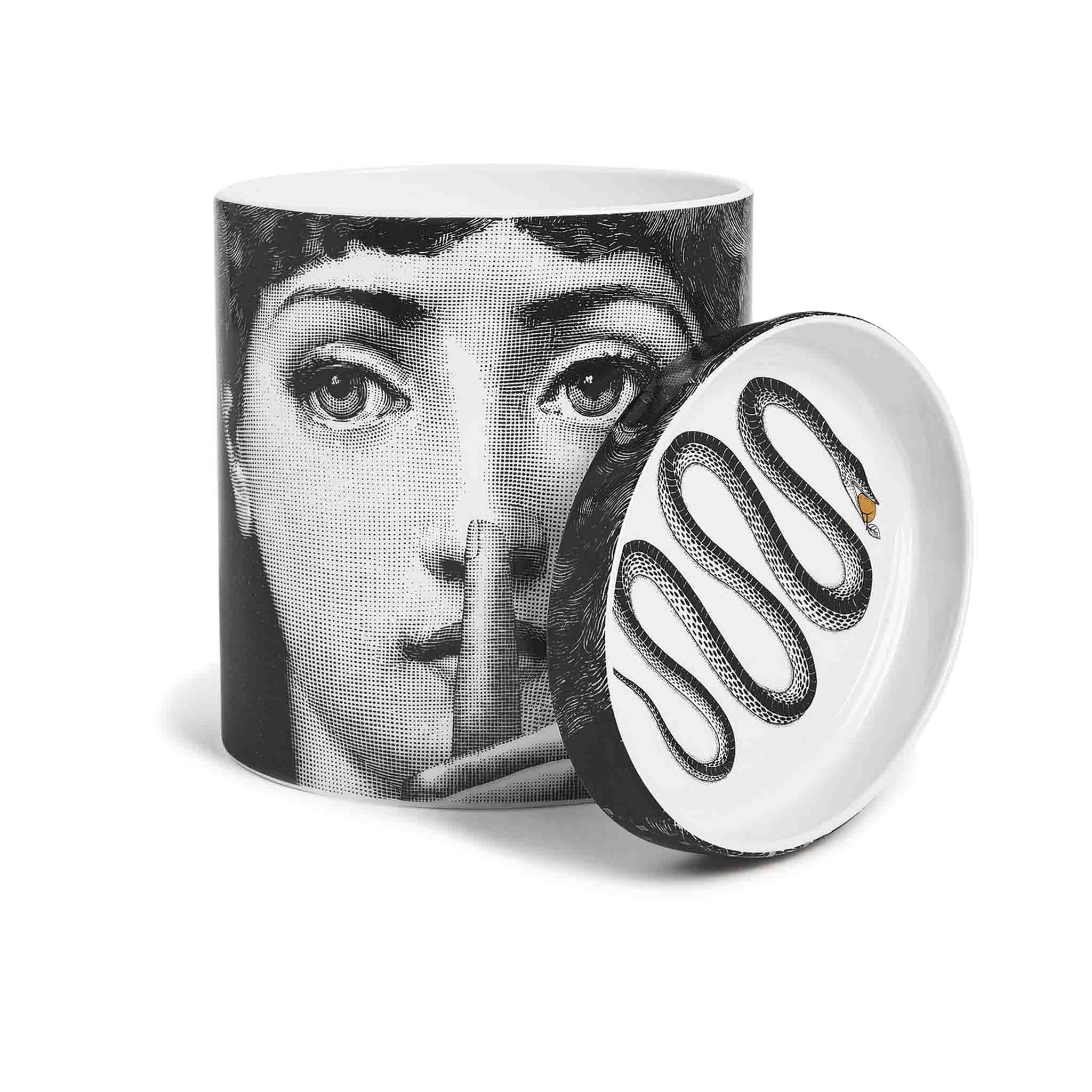 NEL MENTRE Candela Decoro Mascherina Fragranza Frutto Proibito - Fornasetti - Image 3