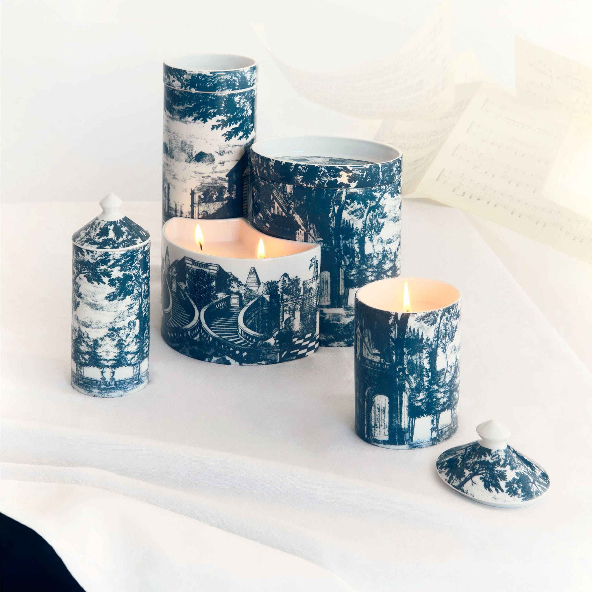 NEL MENTRE Set Candele Giardino Settecentesco - Fragranza Giardino Segreto - Fornasetti - Image 8