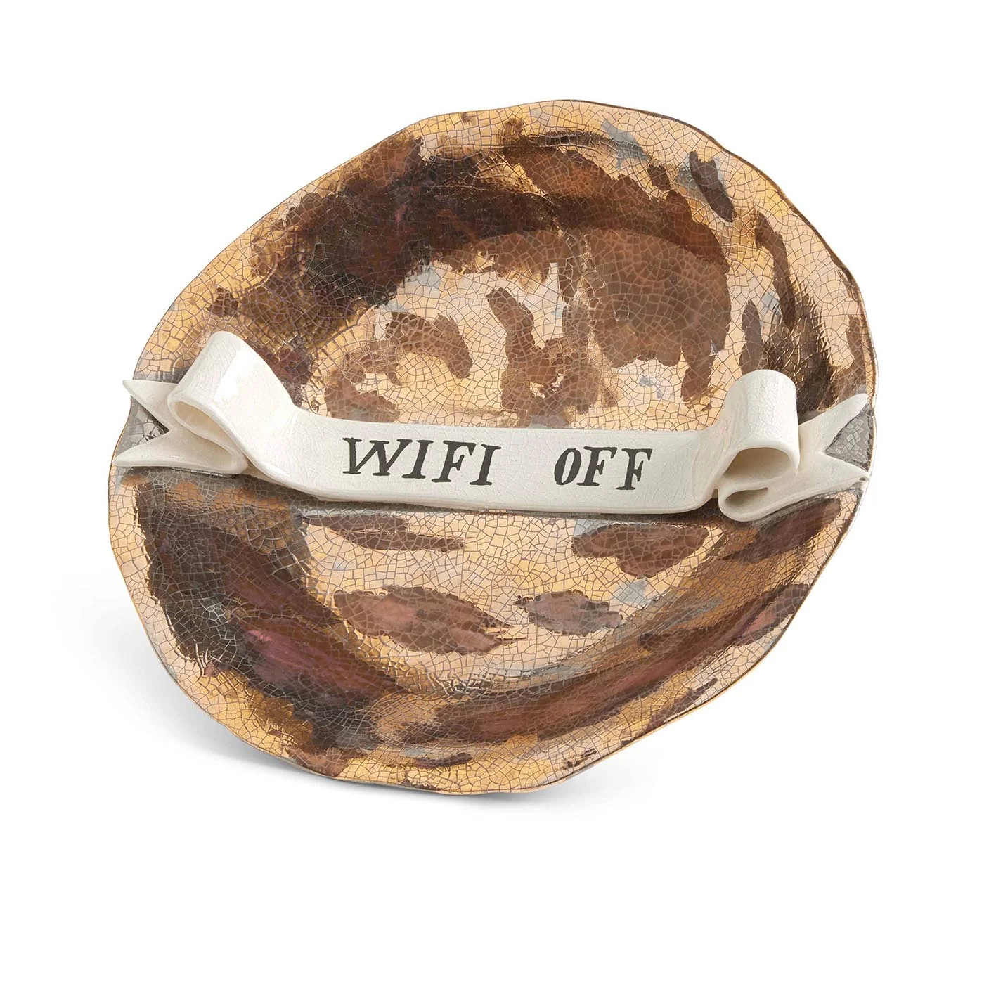 Ruan Hoffman Plate With Ribbon Wifi Off - L'Objet - Image 2