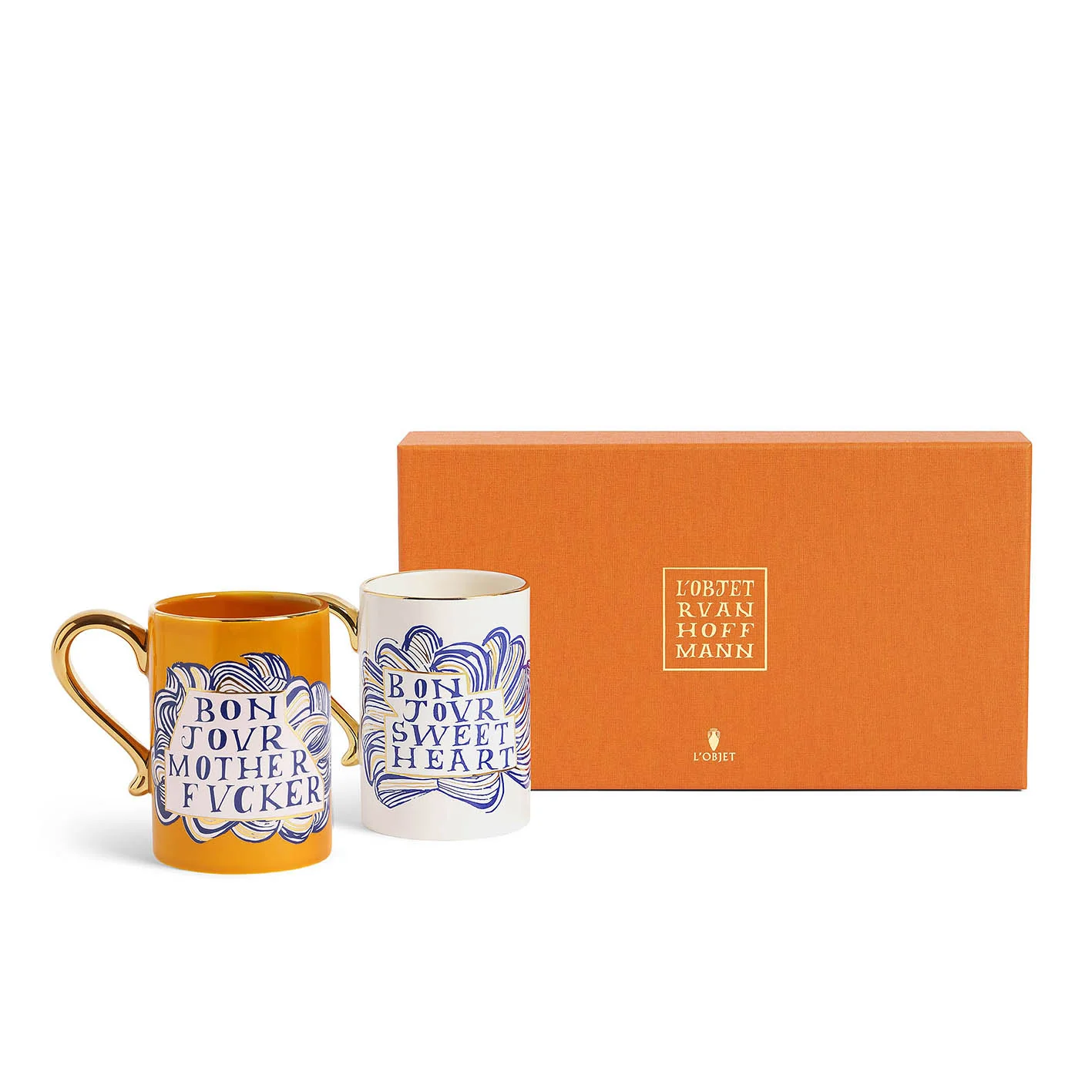 Ruan Hoffman Sweet Heart + Mother Fucker Mugs (Set di 2) - L'Objet - Image 3