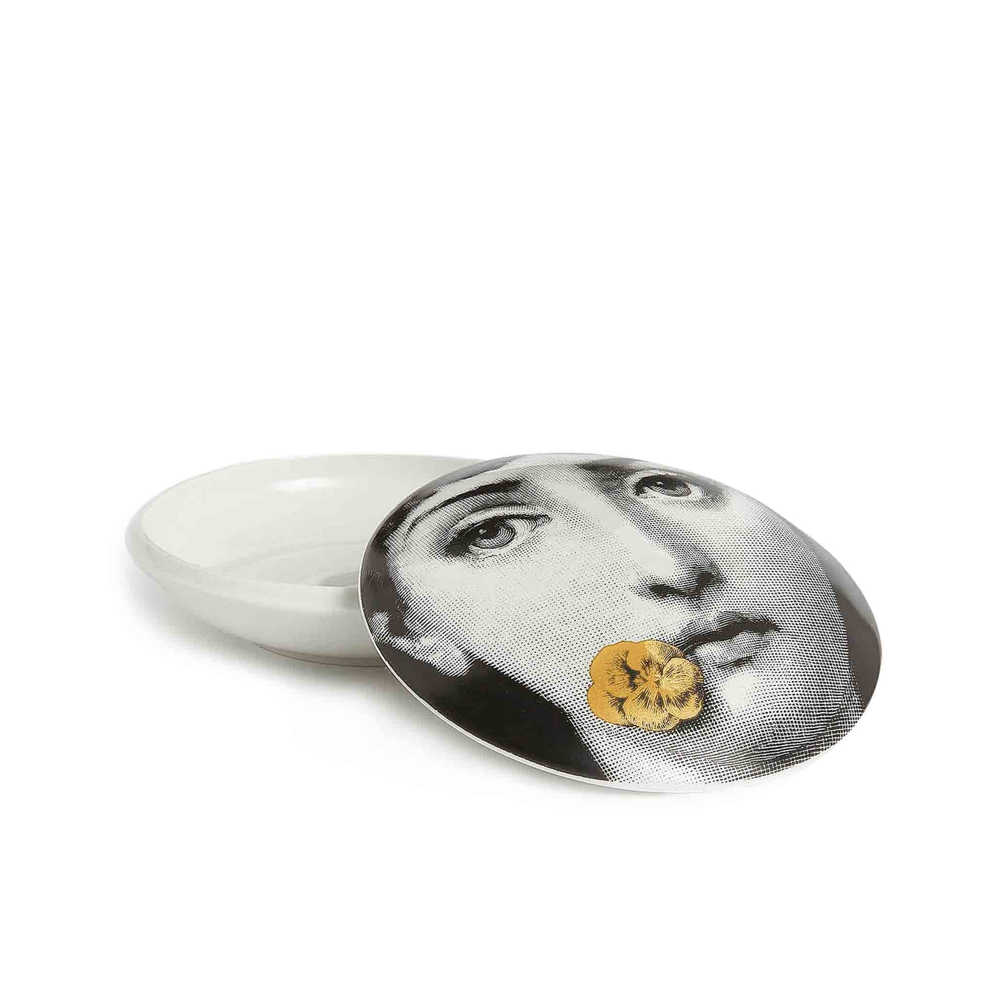 Scatola Tonda Tema e Variazioni N.137 Oro - Fornasetti - Image 2