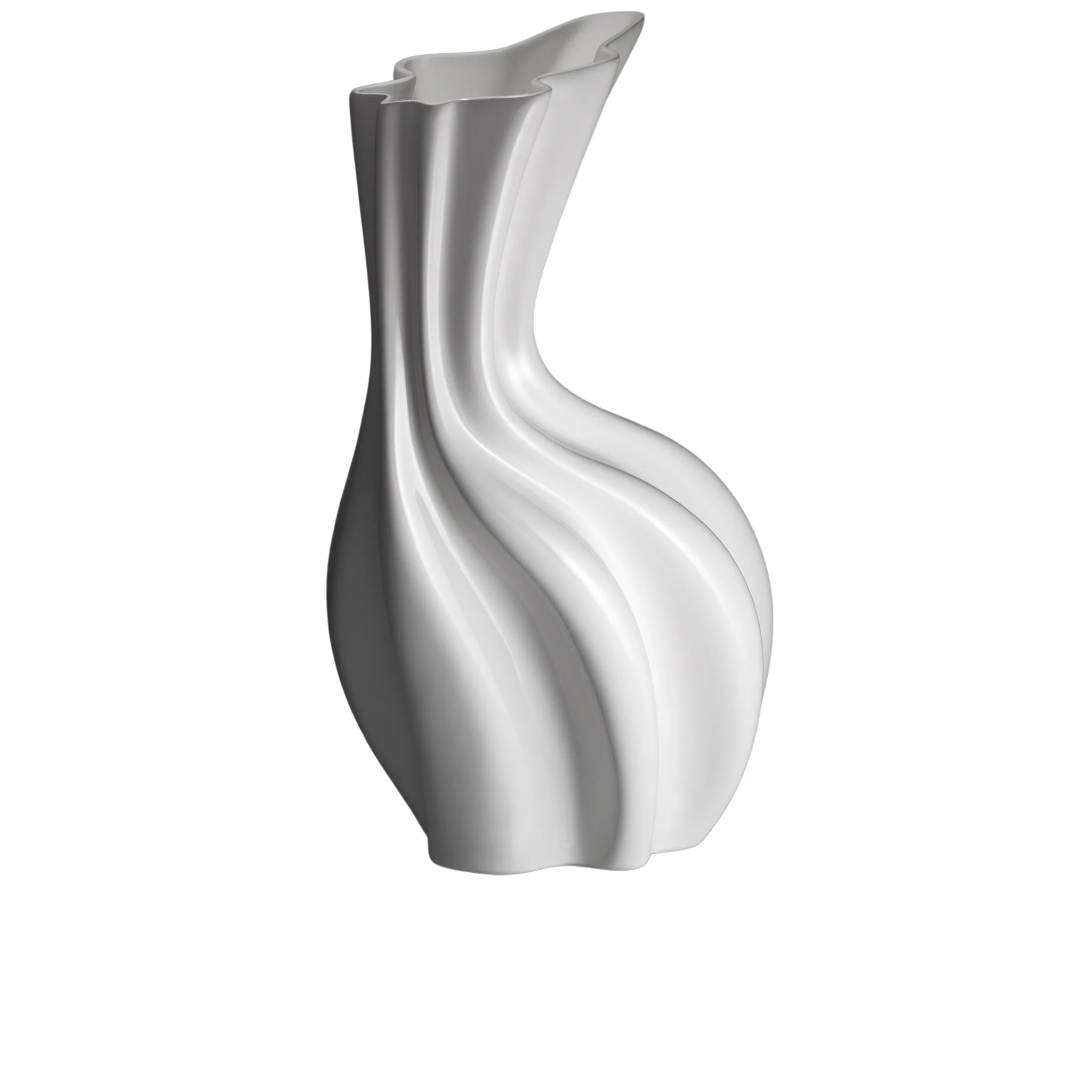 Vaso Sinuo Bianco Lucido - Niccolò Poggi Firenze - Image 2